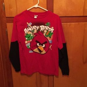 Angry birds long sleeve shirt xl